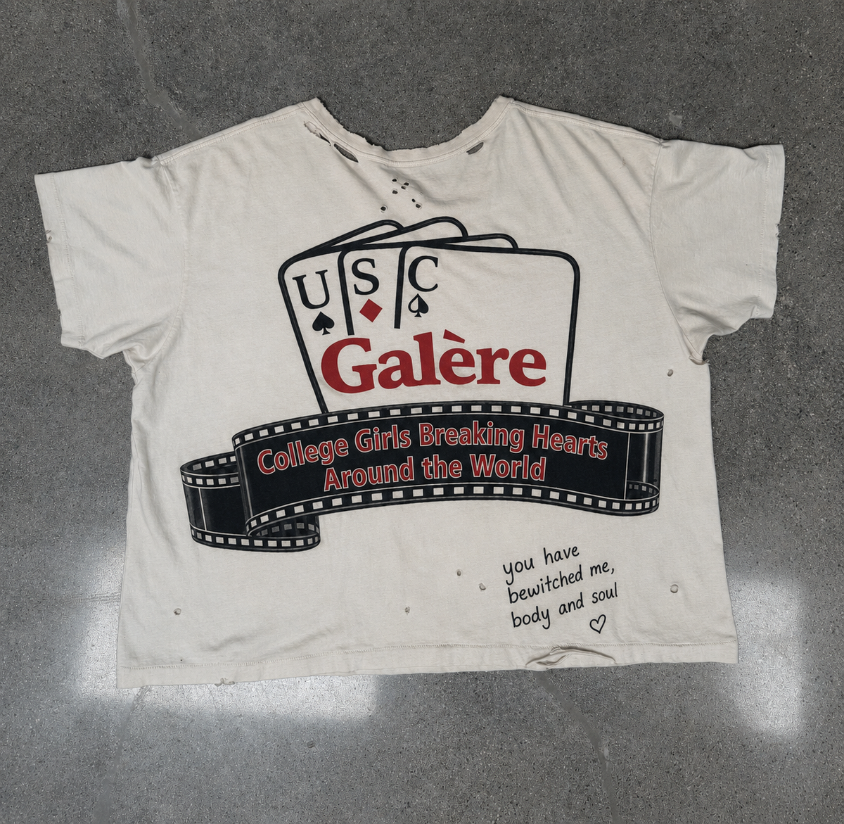 GALÉRE Boulevard of Broken Hearts vintage tee — view 2