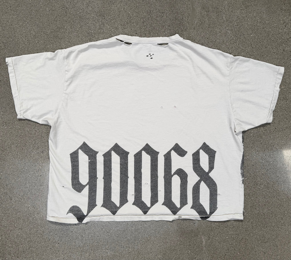 GALÉRE graffiti vintage tee in white — view 2