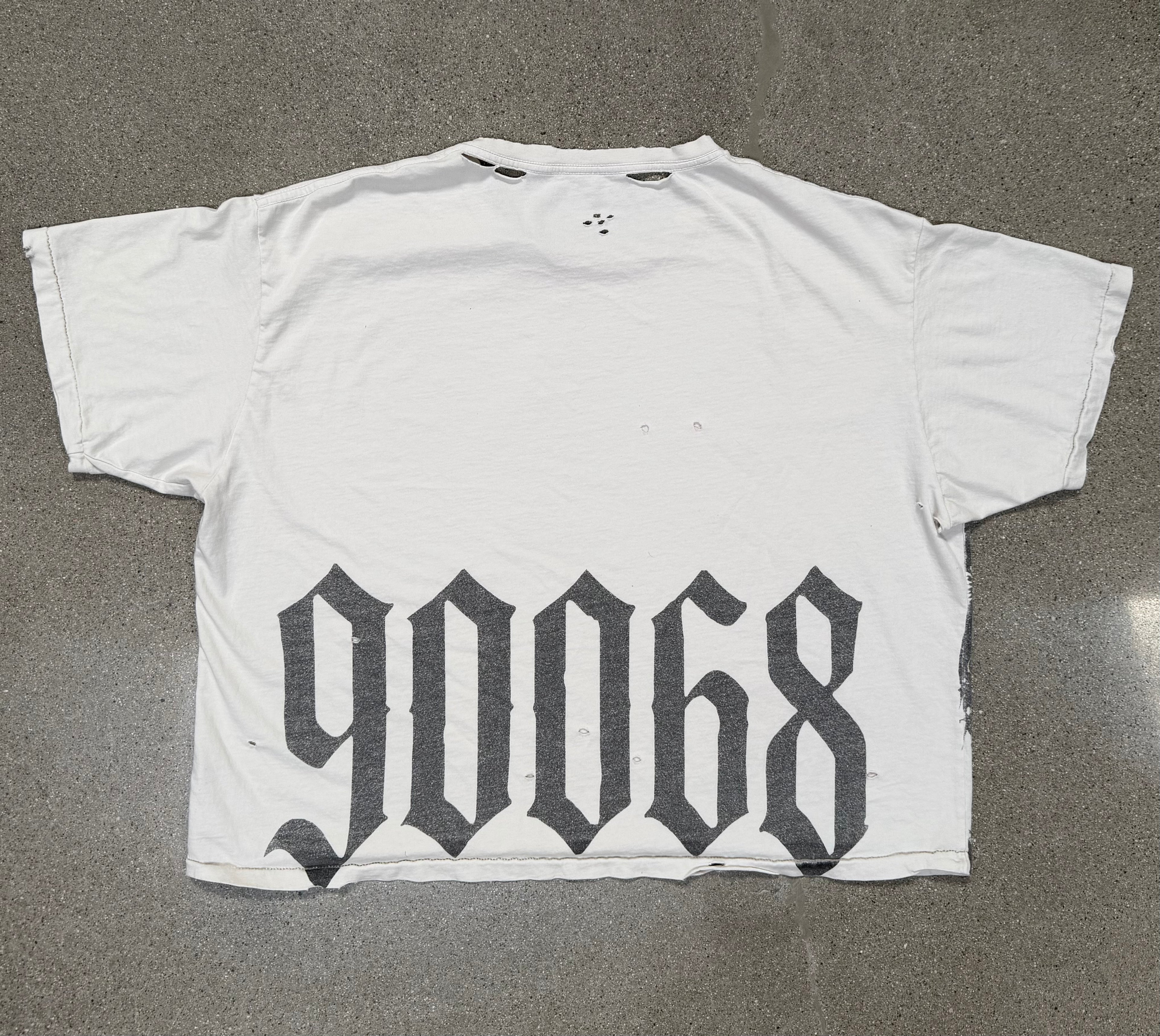 GALÉRE graffiti vintage tee in white — view 2