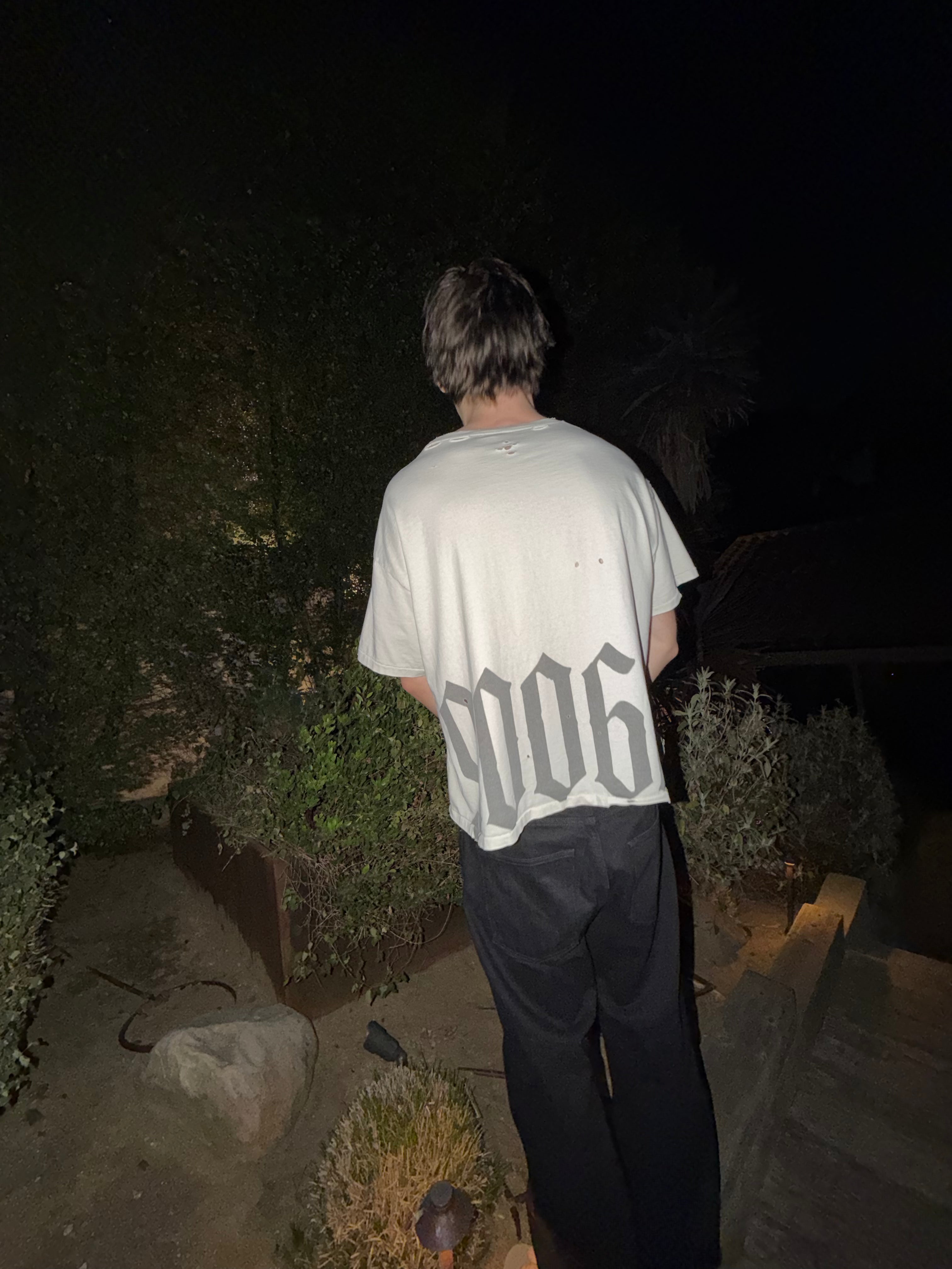 GALÉRE graffiti vintage tee in white — view 4